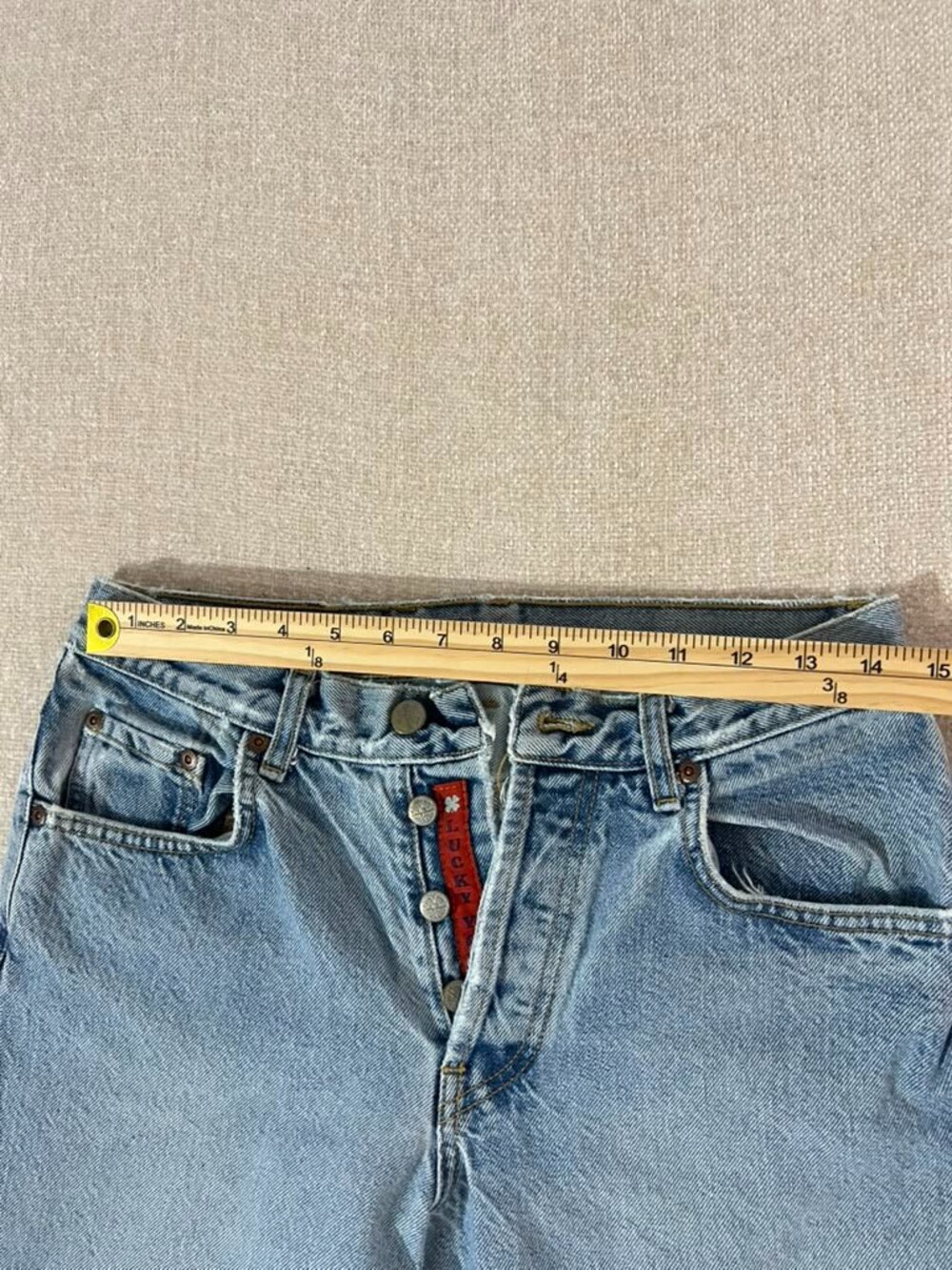 VTG Y2K Lucky Brand 269 Lucky You Low Rise Bootcut Jeans 10/30 - Picture 4 of 13